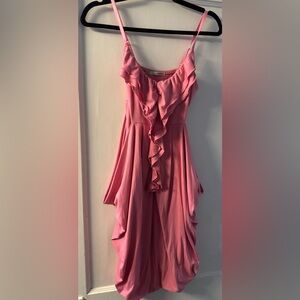 Bright pink summer dress